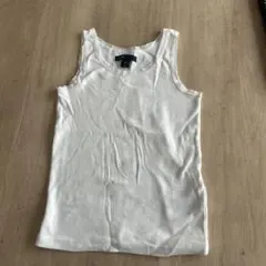 GAP KIDS タンクトップ ホワイト S ノースリーブ　女の子