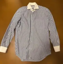 MEGUROシャツ ビジネスシャツ ストライプシャツのサムネイル