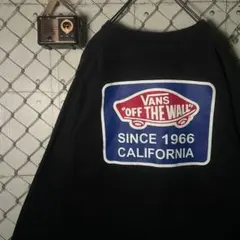 VANS バンズ ロンT ブラック 黒 ポケット付き Lのサムネイル
