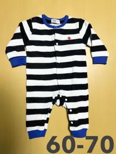 POLO Baby ⭐︎ストライプロンパース　 60-70 おしゃれ♪