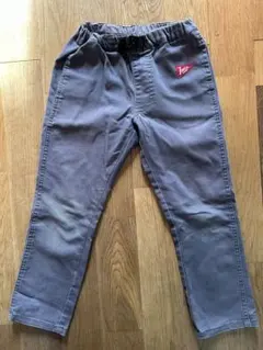 3can4on 7ants グレー パンツ ウエストゴム