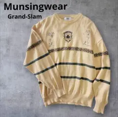 【Munsingwear】 古着　レトロセーター　ゴルフニット