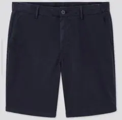 ユニクロ　チノショートパンツ　ハーフパンツ　L　ネイビー　紺