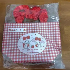 Lil ala mode✕サンリオキャラクターズ　当りくじ　ミニトート　赤