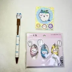 ちいかわ ミニフィギュアチャーム ボールペン シール セット