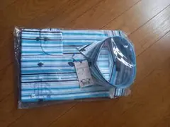 バーバリーブラックレーベル青系ストライプシャツsize3