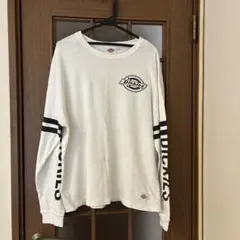Dickies 長袖Tシャツ ホワイト L