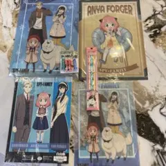 スパイファミリー　下敷き　ノート　鉛筆　クリアファイル　鉛筆キャップ　6点セット