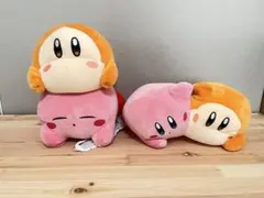カービィ ぬいぐるみ 2点セット　あきれかえるほどBIGぬいぐるみ　もちもち