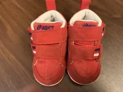 【値段交渉可】ASICS ベビーシューズ レッド 12.5cm