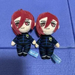 ブルーロック 千切豹馬 ぬいぐるみ マスコット 2個セット マズル