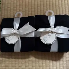 L コットンブレンドリブクロップドヘンリー　T 黒　定価990円　2枚セット