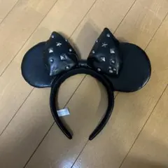 東京ディズニーリゾート ミニーマウス カチューシャ スタッズ ブラック