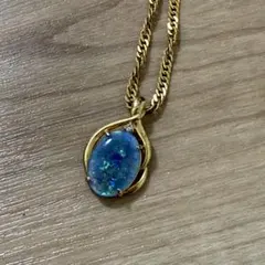 オパール　トップのみ　ゴールド　シルバー925