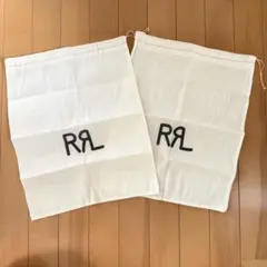【RRL・ダブルアールエル】巾着・ショッパー　2枚