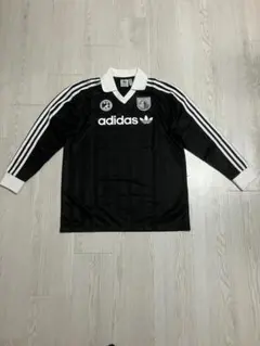 adidas　美品　ブラック　ゲーム・サッカーシャツ　平成ギャル　Y2K