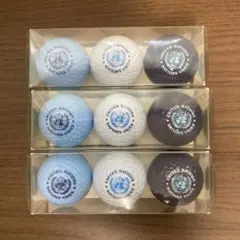 ゴルフボール 9個セット 国連ロゴ入り