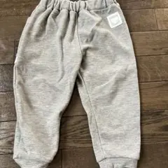 グレー スウェットパンツ フリルポケット 90cm