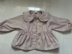 Cottoliコトリ　80サイズ　フリル襟 ジャケット ピンク