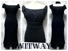 【新品♡未使用】WITWAY ロングドレス♡リボン付き♡11AR
