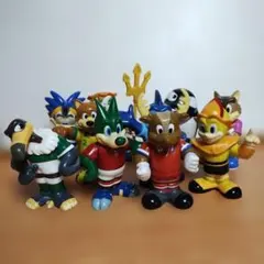 90s 貴重 Jリーグ ソフビ人形 フィギュア マスコット 全14チーム