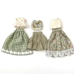22cmドール服　リカちゃん服　お買い得着回し夏コーデ6点セットのサムネイル
