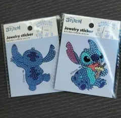 リロ&スティッチ ラインストーンダイカットシール 人気 ディズニー セリアのサムネイル