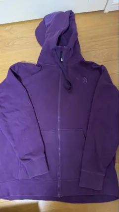 THE NORTH FACE ジップアップパーカー　パープル