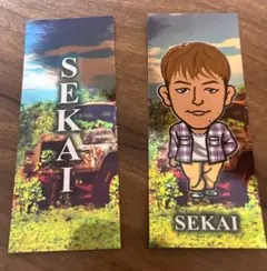 新品未使用 山本世界千社札 山本世界ステッカー 世界千社札 世界ステッカー