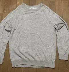 H&M L.O.G.G. クルーネック ニット ベージュ　L