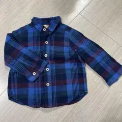 petit main チェック柄シャツ 90cm