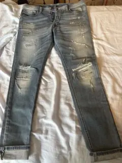 DIESEL JOGGJEANS ダメージ加工 デニム パンツのサムネイル