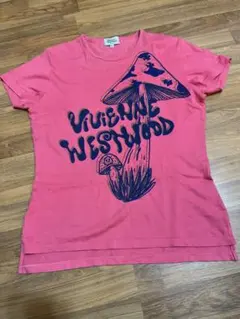 Vivienne Westwoodピンク マッシュルームプリント Tシャツのサムネイル