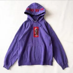 Black Eye Patch 取扱注意 パーカー Mサイズ パープル 即完売】ブラックアイパッチ パーカー 取扱注意 パープル 刺繍