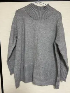 chocol raffine robe タートルネックニット グレー Fサイズ