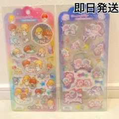 【正規品】　ドロップジュエリーシール　キキララ　サンリオ　リトルツインスターズ