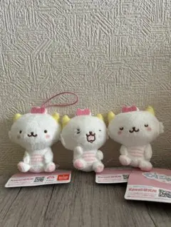 サンリオキャラクターズ むにゃすやマスコットVol.6 がおぱわるぅ 3種