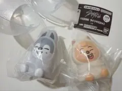 skzoo ライトマスコット 2個セットウルフチャン ハンクォッカ