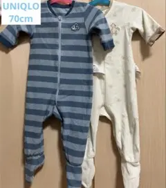 UNIQLO ミッキー・プーさんロンパース 70cm