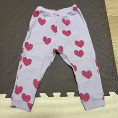マーキーズ100サイズ☆ハート柄パンツ☆ラベンダーピンク
