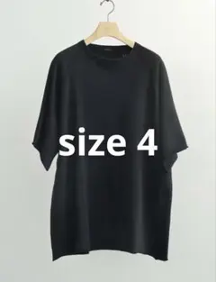 COMOLI 26SS LWコットン裏毛 半袖クルー サイズ4のサムネイル