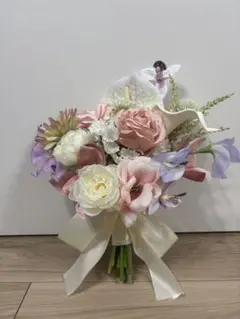 ウェディングブーケ　造花　結婚式　前撮り　披露宴　挙式