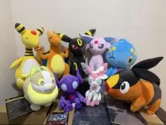 ポケモン ぬいぐるみ他　13点セット　ナムコ限定ニンフィア他まとめ売り