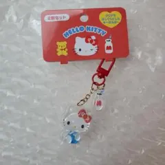 【ハローキティ】【赤のほう】サンリオ☆お揃いニコにこ☆キーホルダー☆かたっぽ