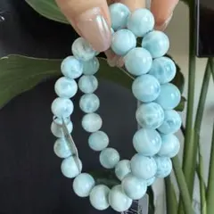 ラリマー ブレスレット 約11mm 2本から選択可