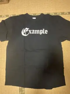 Example ロゴプリント Tシャツ 黒のサムネイル