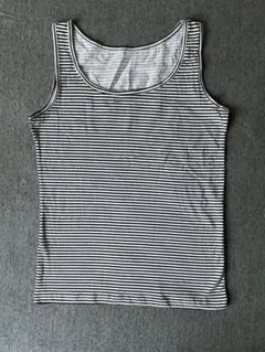 美品GU ボーダータンクトップ L