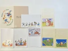 ドナルドダック生誕65周年記念とラスカルのポストカードのサムネイル