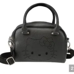 ハローキティ 合皮パンチング 2wayバッグ ショルダーバッグ