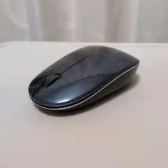 グレー ワイヤレスマウス エルゴノミックデザイン